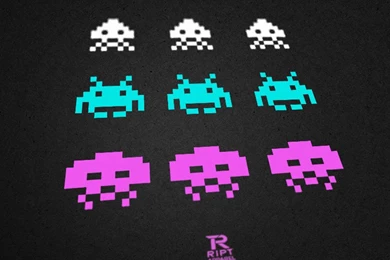 RIPT T Shirts: Space Invaders Poster & Wallpapers iPhone 5, And ...