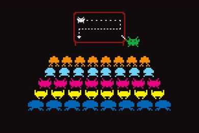 Space Invader Wallpapers Wallpapers HD Wide