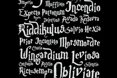 Typography Harry Potter Black Backgrounds Wallpapers