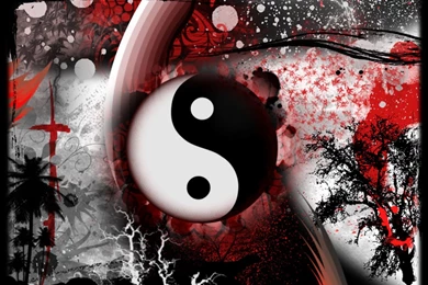 Yin yang red black wallpapers By Artistdesigner4 On DeviantArt