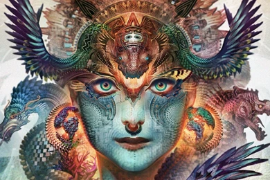 Android Jones The Alchemy Of Spirit Faces Wallpapers