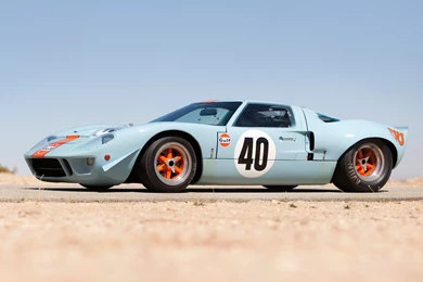 1968 Ford GT40 Gulf Oil Le Mans Race Racing Supercar Classic Gf ...