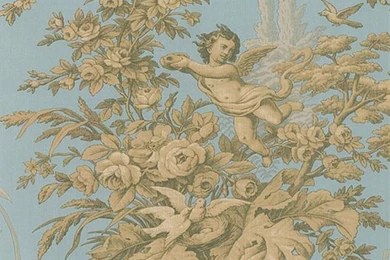 Wallpapers Traditional Cherub And Floral By WallpaperYourWorld
