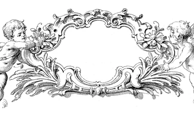 Romantic Graphic Frames   Cherubs   The Graphics Fairy