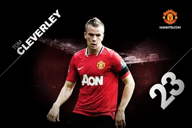 Old Trafford Football Teams Player Cleverley Legend Wallpapers ...