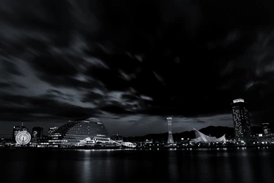 Black And White City Riverbank Wallpapers – Abraham Lincoln ...