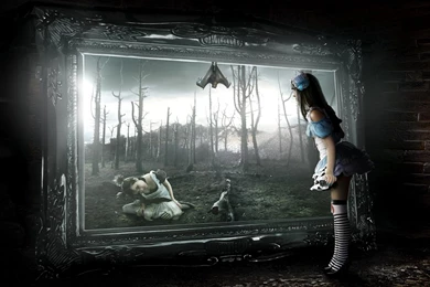 Little Girl Looking To Future Wallpapers From Dark Wallpapers