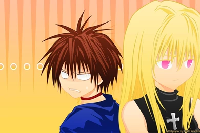 Wallpaper: Girl, Black Cat, Train Heartnet, Guy, Eve, Anime, Anime ...