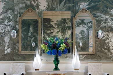 Paper Wallpapers / Traditional / Nature Pattern / Fabric Look   L ...