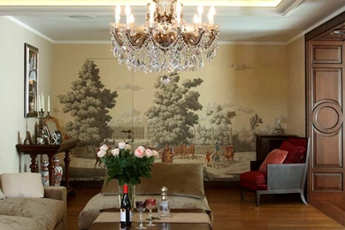 Paper Wallpapers / Traditional / Patterned / Fabric Look   LA ...