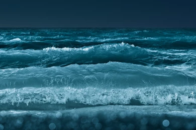 Ocean At Night iPad 3,4 & Air Wallpapers