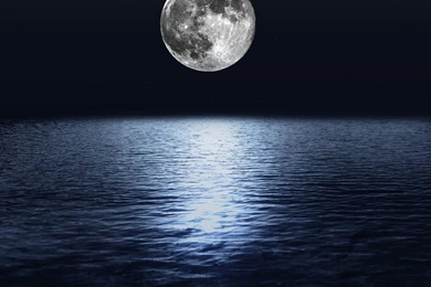 Ocean Water Night Backgrounds