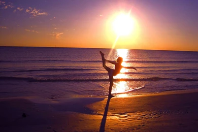 Beach Sunset Wallpaper Backgrounds For Desktop   Uncalke.com