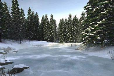 Snow Scene Premade Backgrounds By Roys Art On DeviantArt