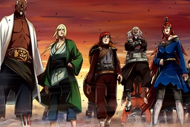 Wallpapers Mizukage Kazekage Raikage Hokage Tsuchikage Mei Terumi ...