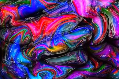 Wallpapers: Colourful Glass Art Wallpapers