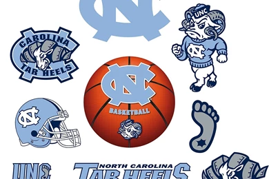 North Carolina Tar Heels Logo Fathead Jr Brewster Wallcovering ...