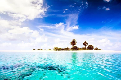 Harbor On A Tropical Island Wallpapers Fantasy Wallpapers 26545 ...