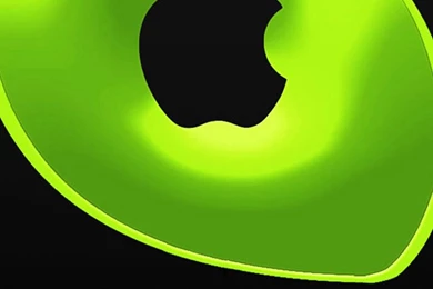 Green Apple Logo Theme iPhone 6 Wallpapers