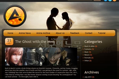 Creating An Attractive HTML CSS Anime Theme Website Layout