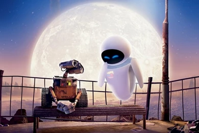 Pixar,Eva Pixar Eva Walle Moon Animated 1280x800 Wallpapers – Moons ...