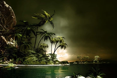 Tropical Island Paradise Fantasy Wallpapers / Cutekid / Stillgalaxy