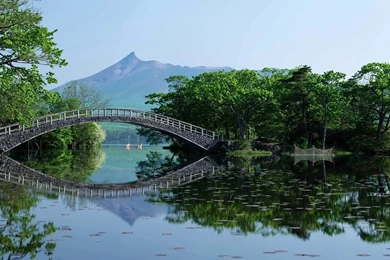 Screen, Wallpapers, Cool, Art, Bridge, Stone, Japan (