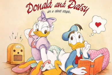 Donald And Daisy,Vintage Disney Wallpapers   Classic Disney ...