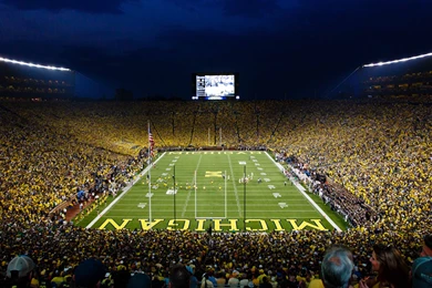 Wallpapers Michigan Wolverines Pi Stadium 2789068.8 4653x2618 ...