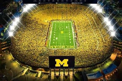 Under The Lights 2014 Michigan Vs. Penn State. Score: Michigan 18 ...