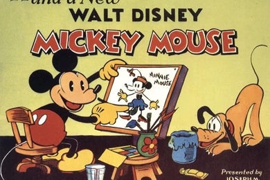 My Free Wallpapers   Cartoons Wallpapers : Vintage Mickey