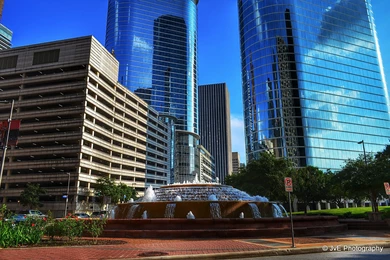 Houston Architecture Bridges Cities City Texas Night Towers ...
