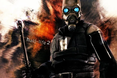 Download Wallpapers 3840x2160 Half life 2, Guard, Mask, Look 4K ...