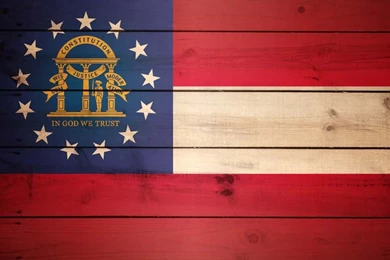 Flag Of Georgia   Wood Texture   Download It For Free