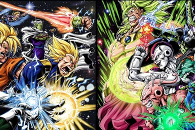 DBZ Dual Screen Wallpapers [4700x1500] : Wallpapers