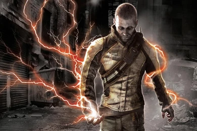 Download Wallpapers 3840x2400 Infamous, Electricity, Look, Cole ...