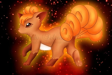 Luminous Pokemon Luminous Vulpix – Anime Pokemon HD Desktop Wallpapers