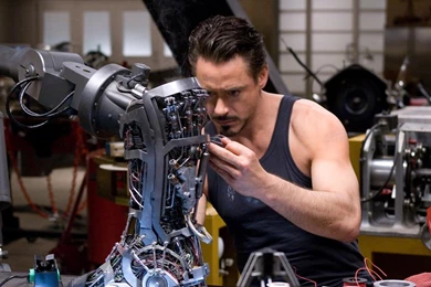 Iron Man Robert Downey Jr Tony Stark Robots Hand Movies Hd ...