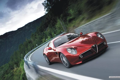 Alpha romeo sportscar background wallpapers