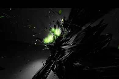 Green Abstract Design HD Wallpaper, Green Abstract Design ...