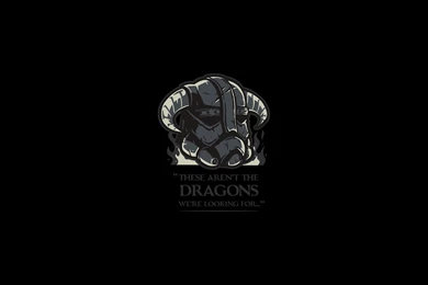 Black Backgrounds Dragons Minimalistic Star Wars The Elder Scrolls ...