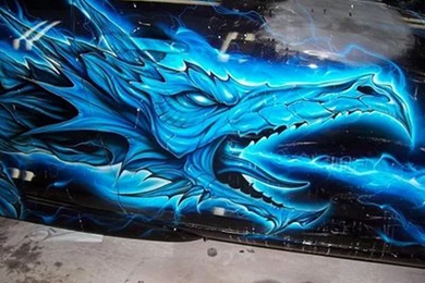 Graffiti Blue Hd