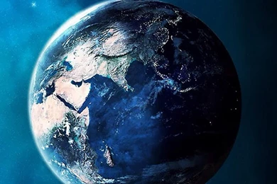 Blue Planet Earth Space iPhone 6 Wallpapers / IPod Wallpapers HD ...