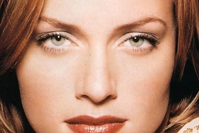 Download Wallpapers 640x1136 Amber Valletta, Actress, Face, Look ...