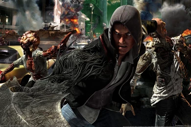 Wallpapers Alex Mercer Epic City 1680x1050