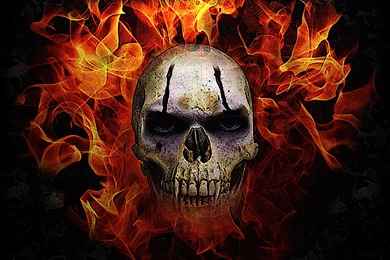 Skull Flames Wallpapers   Wallpapers Zone