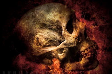 Skull And Flames Vrs 2 By AkumaDesign18 On DeviantArt