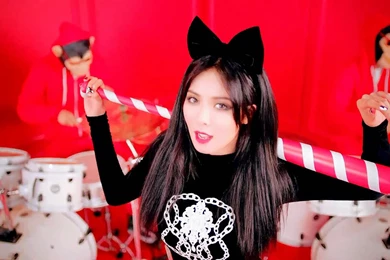 Hyuna Red   Hyuna Wallpapers (37645906)   Fanpop