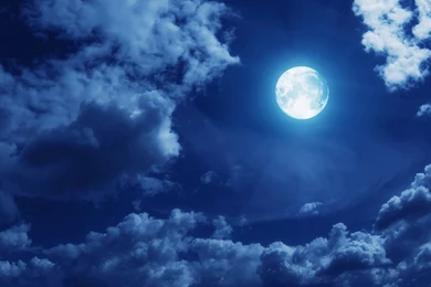 1920x1080 Clouds Full Moon Wallpapers