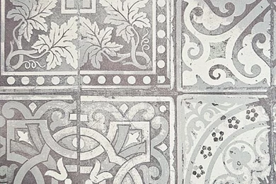 Paper Tiles Wallpapers Grey And White Tiled Effect Wallpaper. From ...